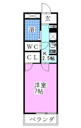 レオパレスボンポアールの物件間取画像